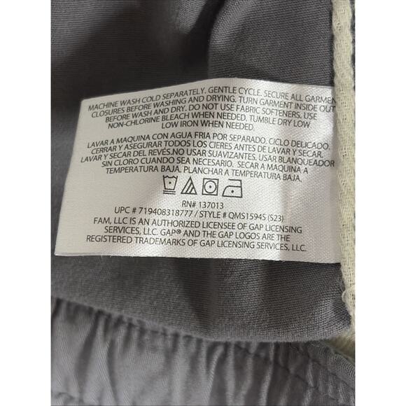 Gap Men's Soft Cotton 7" Inseam Pockets Pull On Gray Shorts - Size Large - Picture 6 of 6